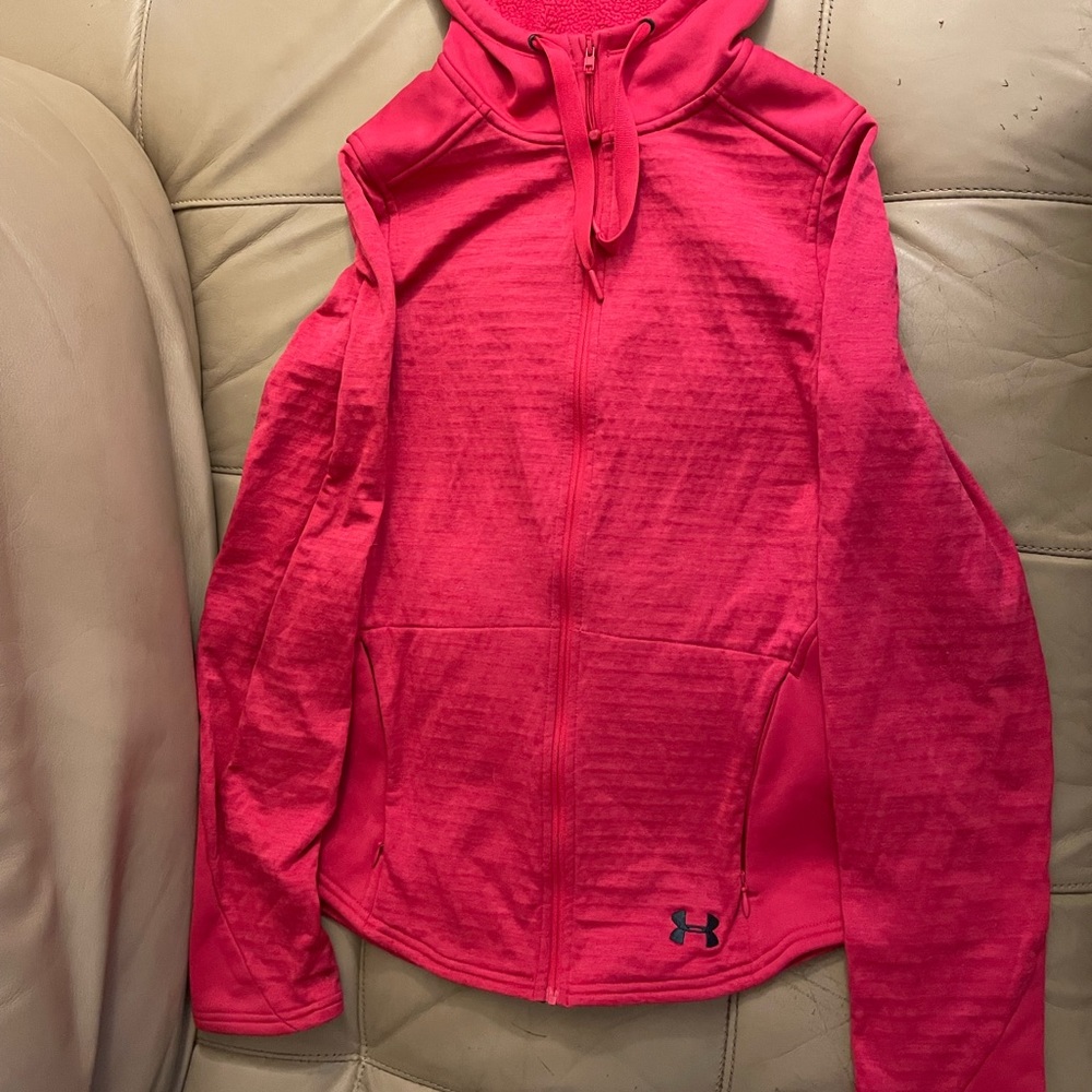 Under armour zip up hoodie.